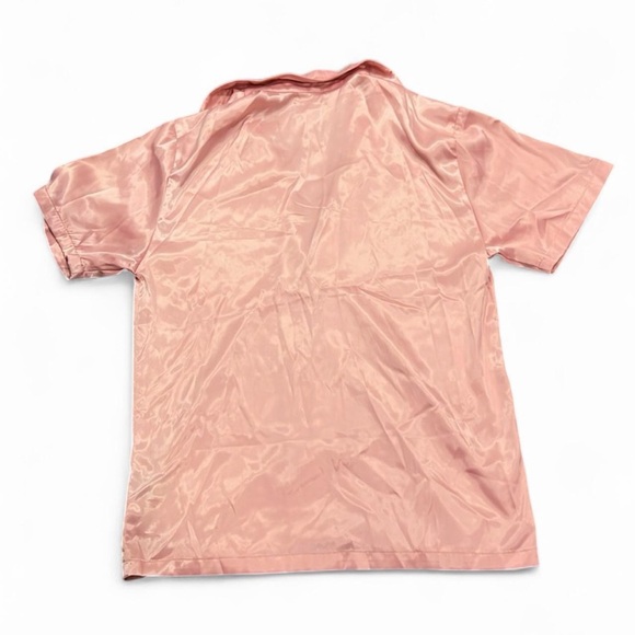 AFRM Frieda Satin Shirt & Bra Set Blush Pink XS